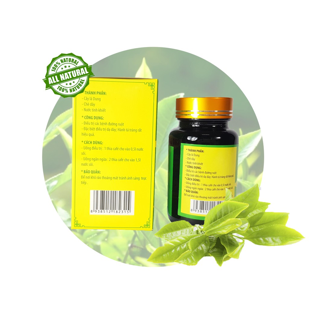 Cao Lá Đung Nguyên Chất Lọ 100g_Hỗ trợ chữa đau dạ dày hiệu quả