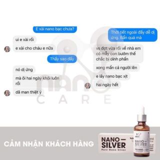 Nano bạc nguyên chất