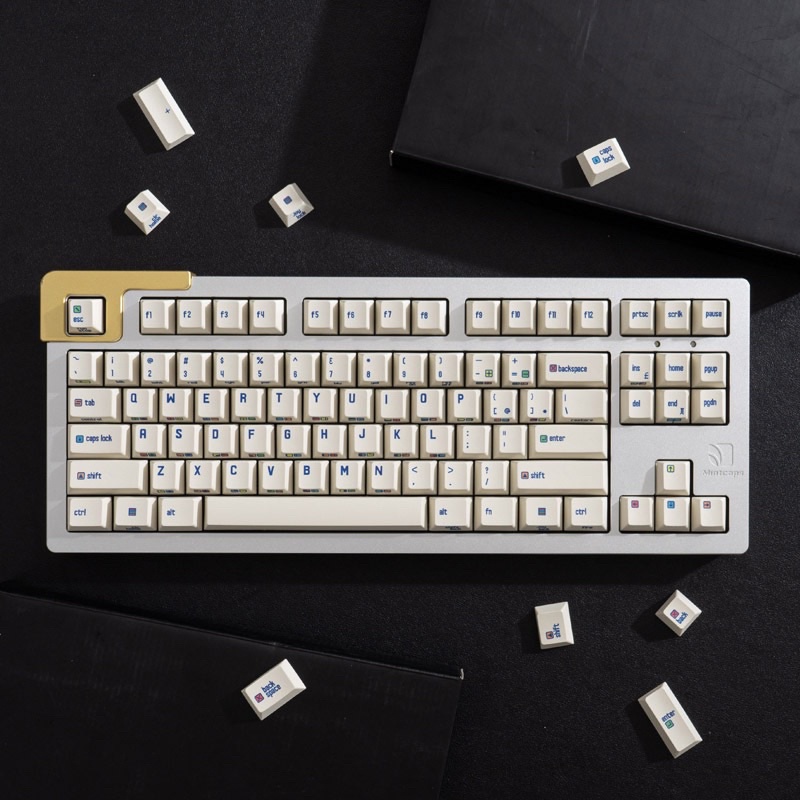 Keycap C64 V2 Cherry Profile chất liệu PBT dyesub dùng trên nhiều layout bàn phím cơ - Polabe Store