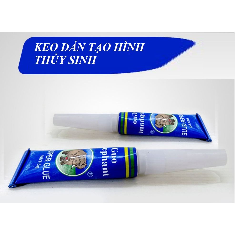 Keo dán cố định rêu lũa cho thủy sinh