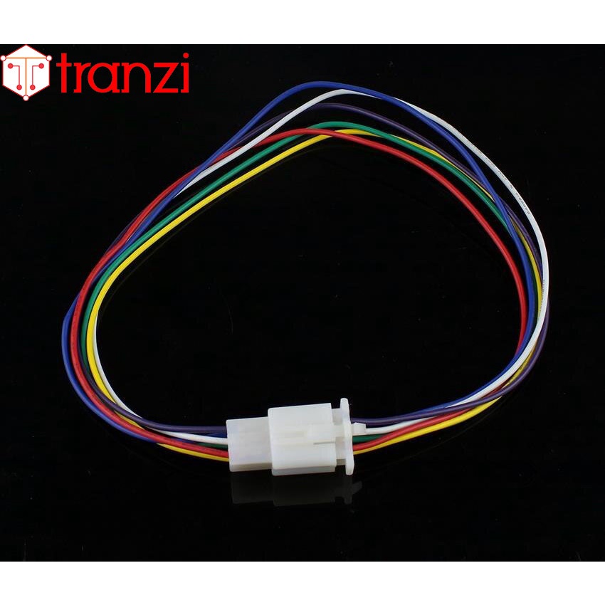 Vỏ header 2.8mm 28050 6P cái 30mm trắng - túi 10 cái