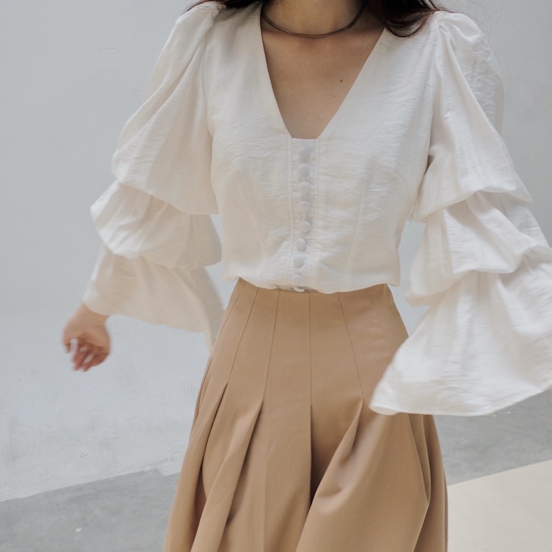 Áo tay bồng LAMUSE thiết kế sang chảnh (Grande Blouse)