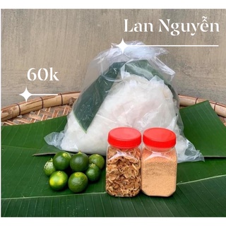 Combo 500gram bánh rìa phơi sương muối nhuyễn và hành phi