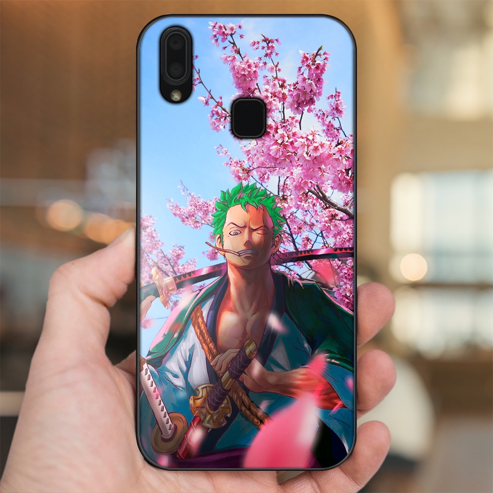 Ốp lưng Vivo Y91, Y95 viền đen in hình Zoro One Piece