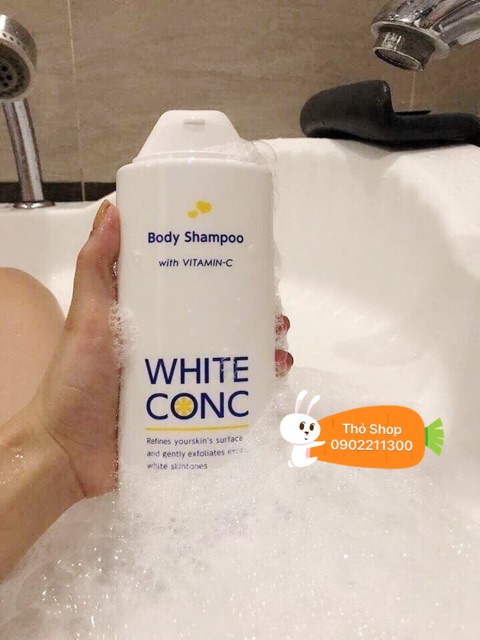 Sữa tắm trắng da White ConC Nhật Bản (360ml)
