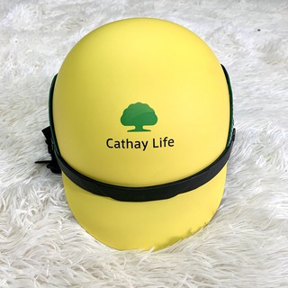 Mũ bảo hiểm nửa đầu phối da in logo cathay