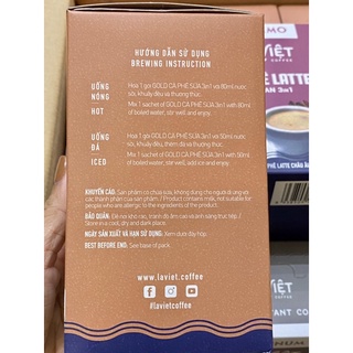 CÀ PHÊ HÒA TAN (HỘP 12 GÓI) (SALE LATTE VÀ BẠC XỈU DATE 25.02.2025, SỮA DATE 05.03.2025)