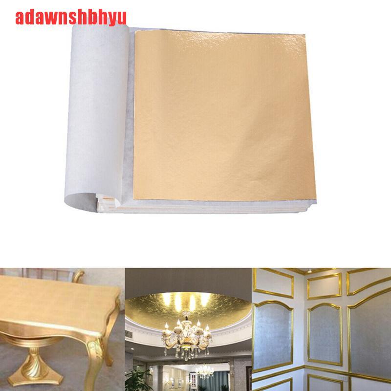 Set 100 Lá Vàng Giấy Dùng Trang Trí Thủ Công