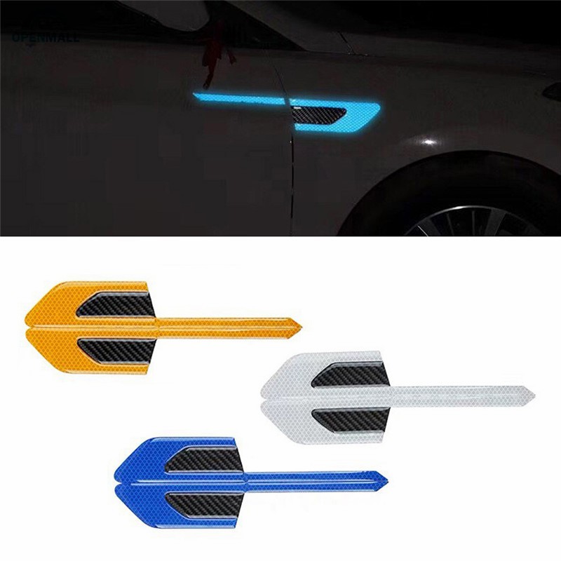 Set 2 sticker phản quang cảnh báo chuyên dụng cho xe hơi