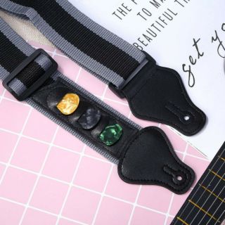 Day đeo guitar cao cấp 3pick