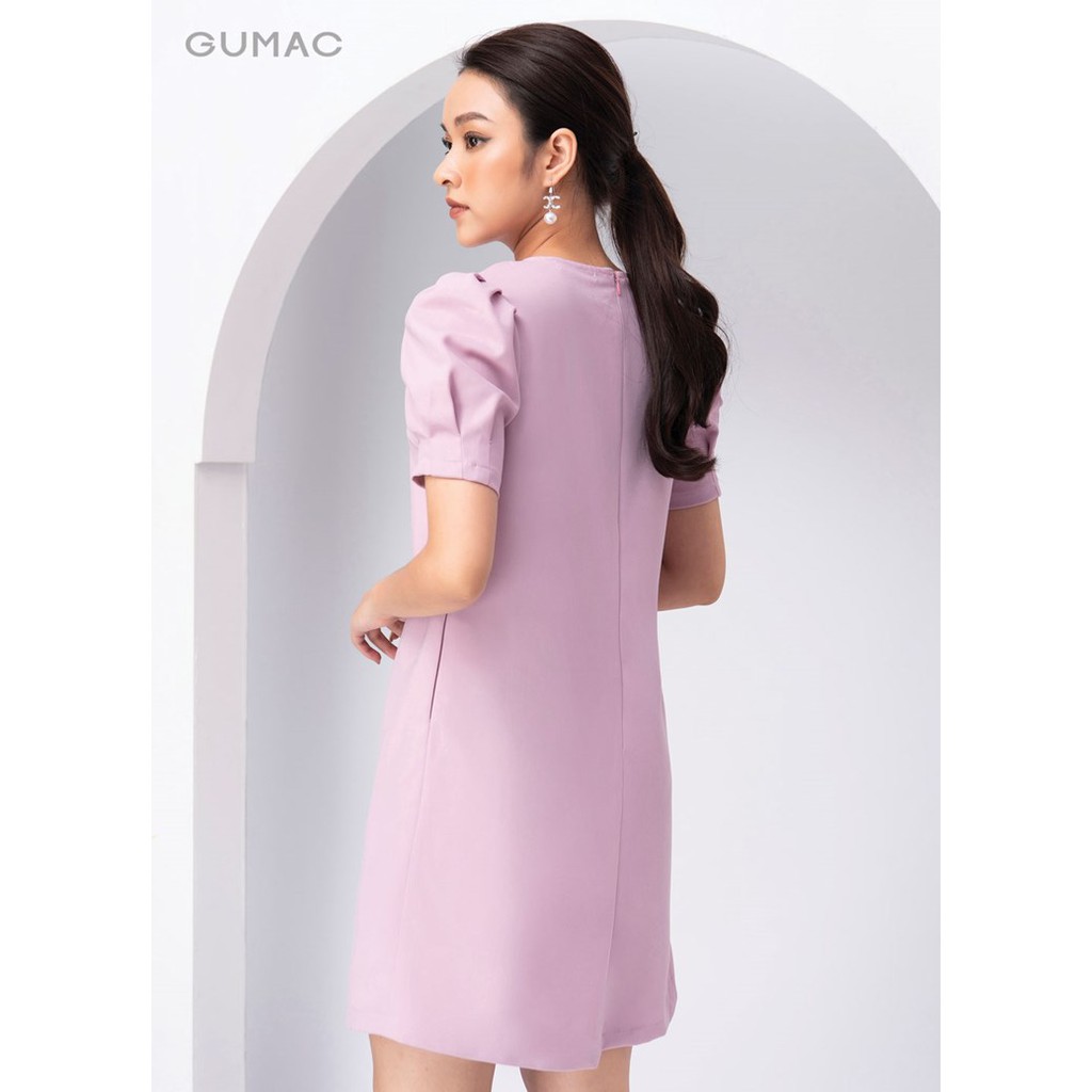 [Mã WABRGULUV giảm tới 100K đơn 249K] Đầm suông phối nút DA10264 GUMAC | BigBuy360 - bigbuy360.vn