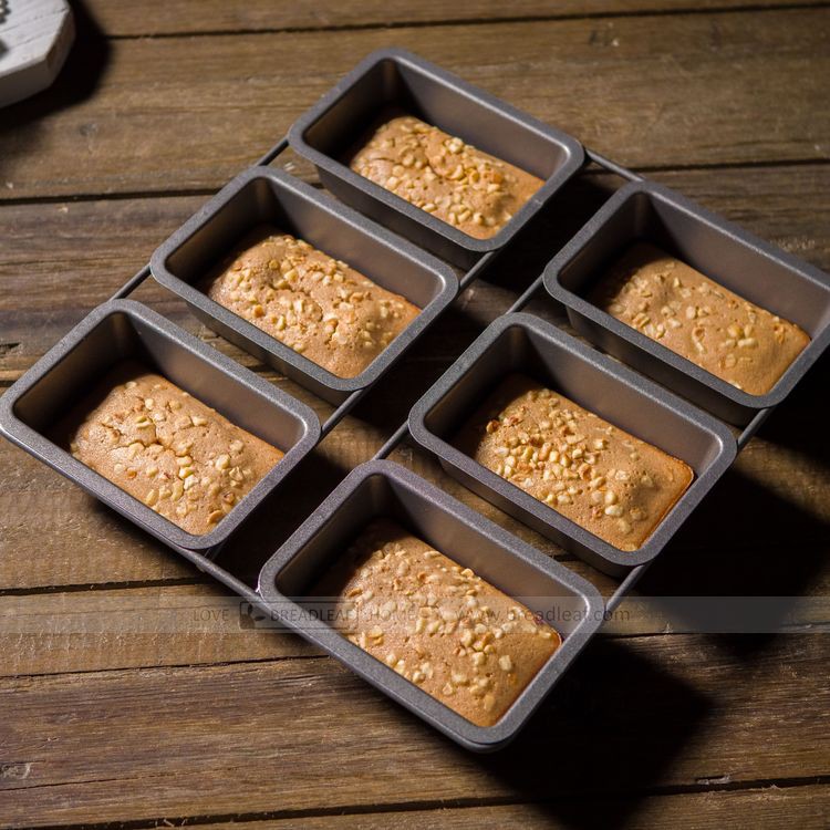 Khuôn Chữ Nhật 6 Bánh Breadleaf