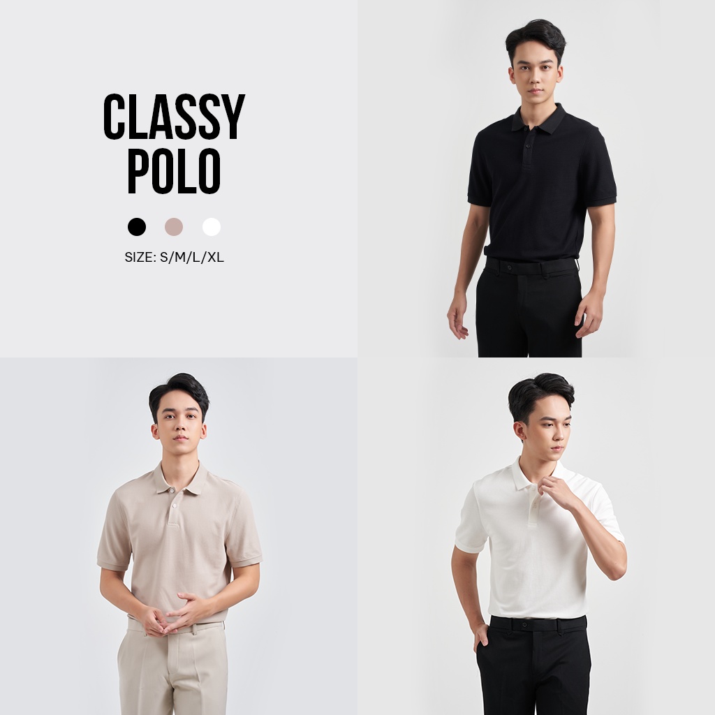 Áo Polo Nam KRIK Form Slimfit Vừa Vặn, Chất Vải Cotton Thoáng Mát, Co Dãn 4 Chiều PL0198
