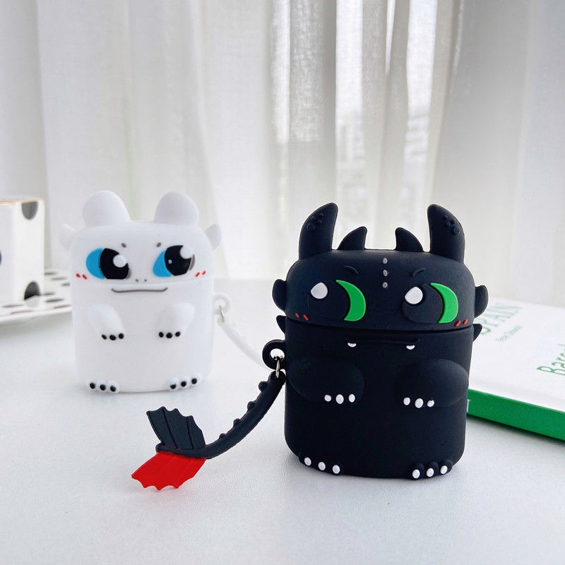Vỏ Bảo Vệ Hộp Đựng Tai Nghe Airpods 1 / 2 Hình Rồng Con Đáng Yêu