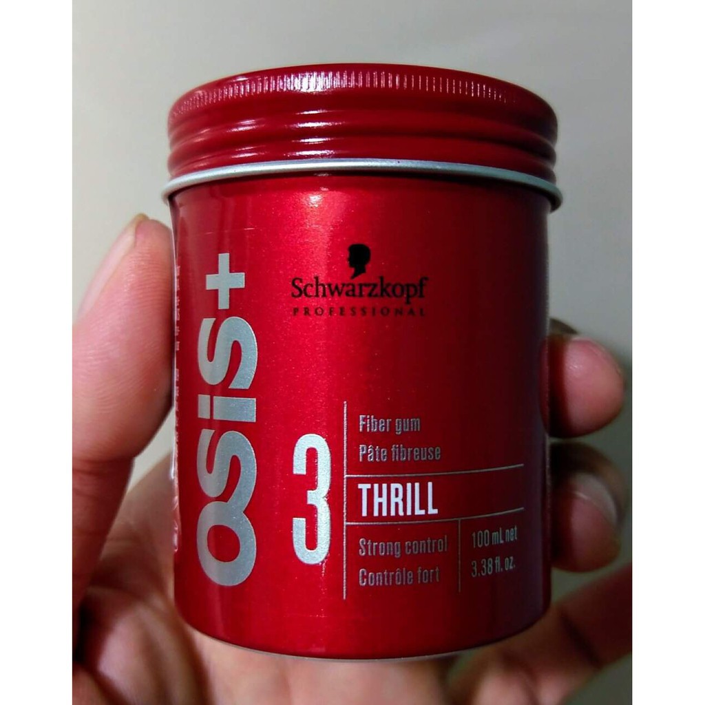 Sáp tạo kiểu tóc nam Schwarzkopf Professional Osis+ 3 Thrill Fiber Gum 100ml