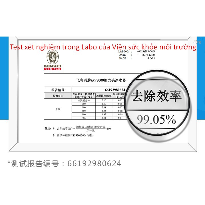 Máy lọc nước tại vòi Philips chính hãng AWP3600