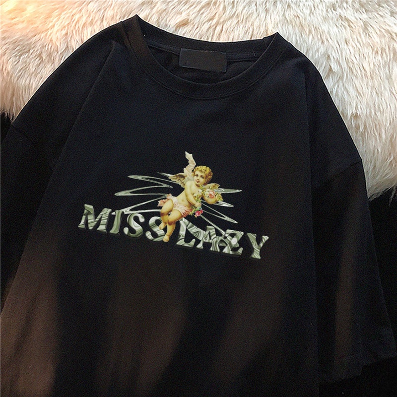 NRVP Áo Thun Tay Ngắn Cổ Tròn Thời Trang Mùa Hè Phong Cách Hàn Quốc 2022 Cho Nam Và Nữ