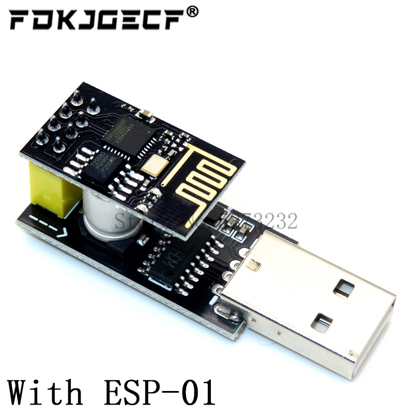 Mô Đun Phát Triển Wifi Không Dây ESP01 UART GPIO0 ESP-01 ESP8266 CH340G USB Sang ESP8266