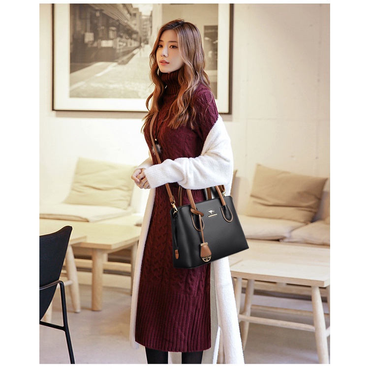 Túi xách nữ Hàn Quốc full hộp đẹp thời trang cao cấp công sở KAIDIFEINIROO KF26  Size 31cm