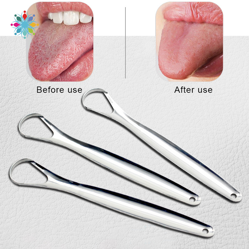 Dụng Cụ Cạo Lưỡi Bằng Thép Không Gỉ Cao Cấp