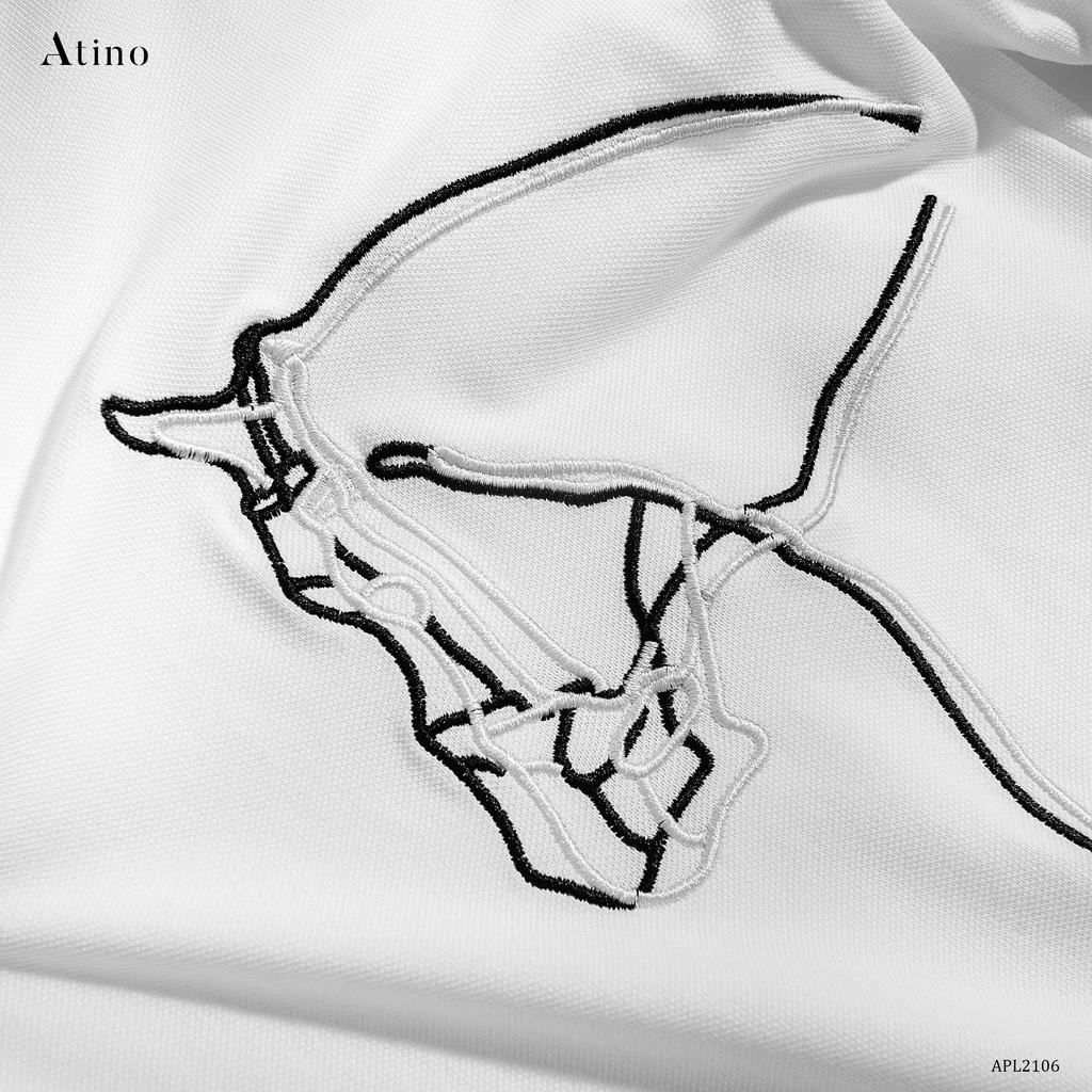 Áo Polo Nam HORSE ATINO vải cá sấu Cotton cao cấp hình thêu sang trọng tinh tế chuẩn form APL2106