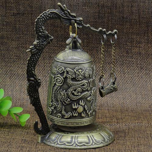 Chuông phật giáo khắc hình rồng bằng thép không gỉ