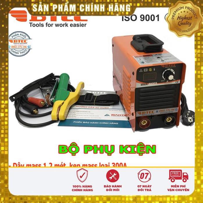 Máy hàn điện tử mini BTEC MMA-200ES | Có đồng hồ | Phiên bản giới hạn 2020