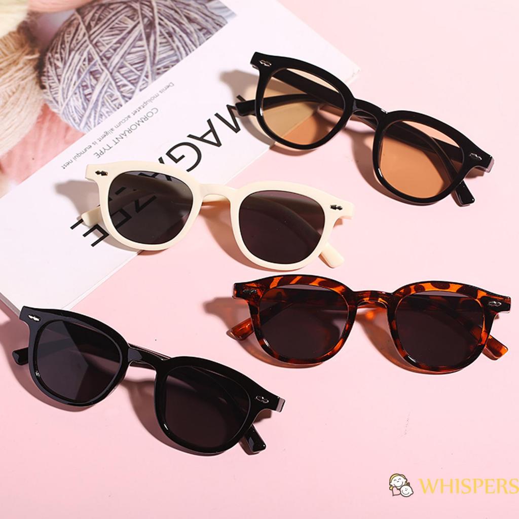Kính Mát Gọng Oval Chống Tia UV Thời Trang Cho Bé