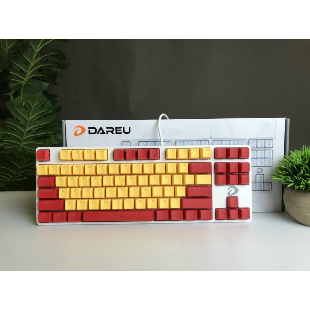 Bàn phím cơ red switch brown switch blue switch led đổi màu 87 phím Dareu EK87 có dây bảo hành chính hãng 24 tháng