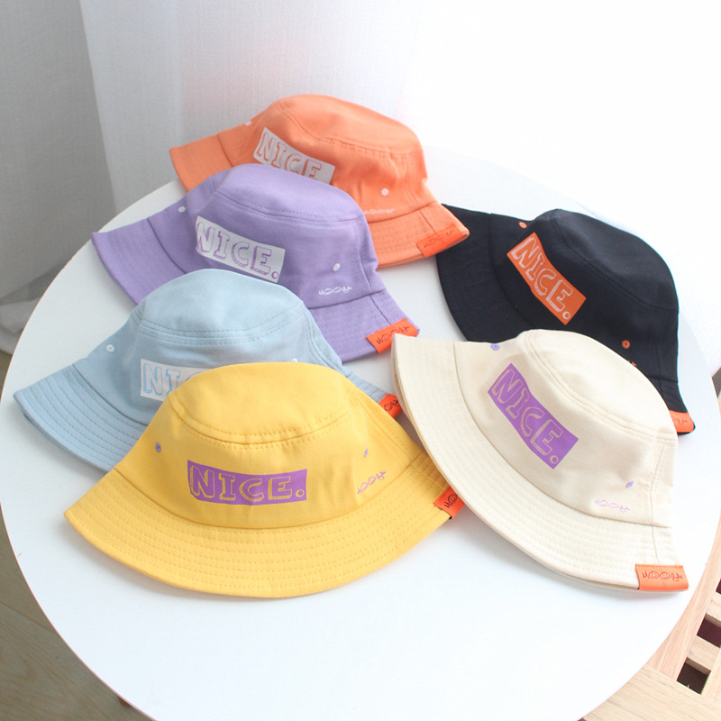Nón Bucket Hoạ Tiết Hoạt Hình Phong Cách Hàn Quốc Cho Bé