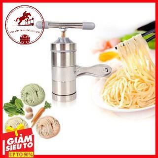 Máy Làm Bún, Mỳ Tươi Tại Nhà Bằng Inox, Tặng Kèm Bộ 5 Size Bún