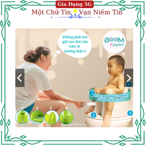Bô cho bé ,Bô Boom Potty vệ sinh cho bé từ 7 tháng đến 4 tuổi