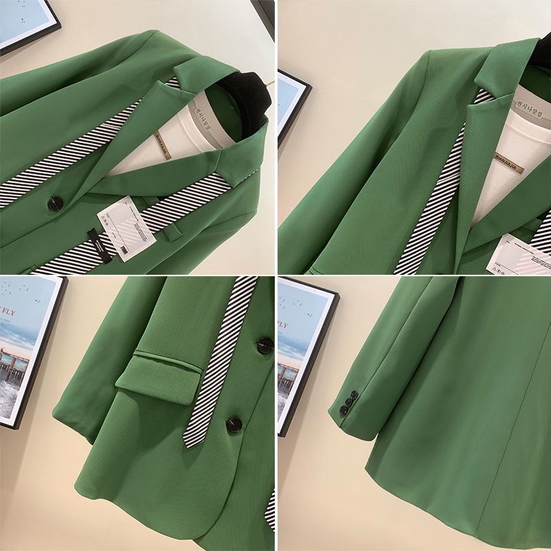 Áo Khoác Blazer Dáng Rộng Phong Cách Hàn Quốc Thời Trang Xuân Thu Cho Nữ Size M-4Xl 3 Kiểu | BigBuy360 - bigbuy360.vn