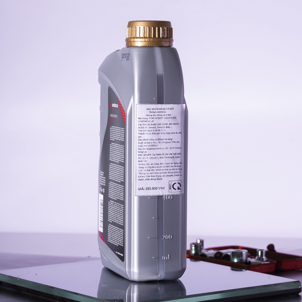 Nhớt Ardeca Pure Sports 5w40 (New 2022)