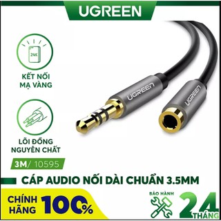 Dây AV nối dài 3.5mm đầu mạ vàng cao cấp dài 3m UGREEN 10595