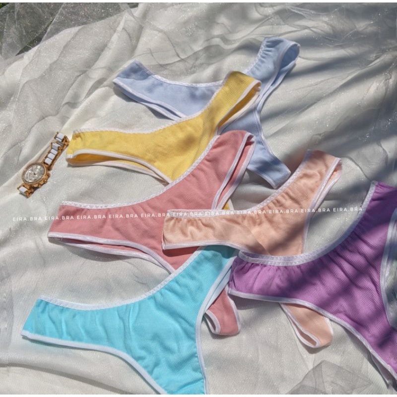 CHUPPA SET - Bộ đồ lót thun gân nhiều màu sắc dễ thương [ TẶNG KÈM MÚT] - EIRA.BRA