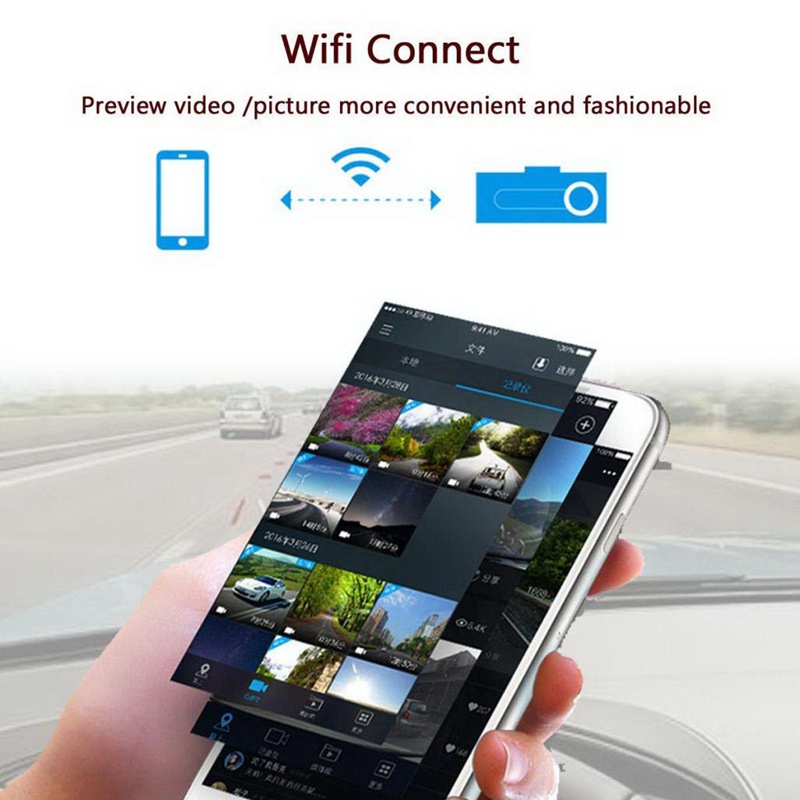 Camera ghi hình 1080P Wifi cho xe hơi | BigBuy360 - bigbuy360.vn