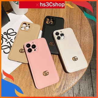 Ốp điện thoại da in logo GUCCI 13 sang trọng cho IPHONE 12PRO MAX 12MINI 11 PRO MAX X XS XR XSMAX 7 8 PLUS
