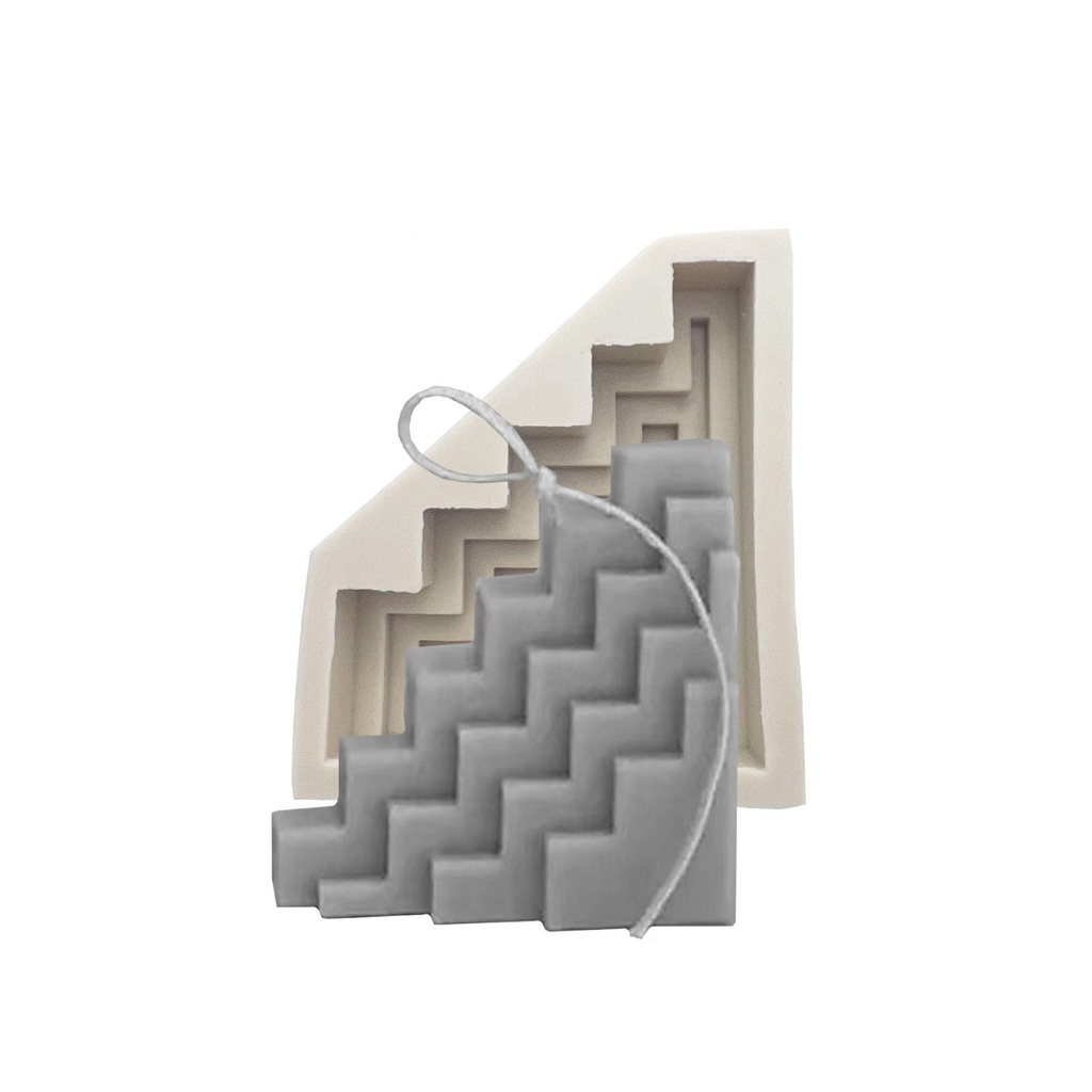 Khuôn Làm Nến Thơm / Xà Phòng Thủ Công Hình Bậc Thang