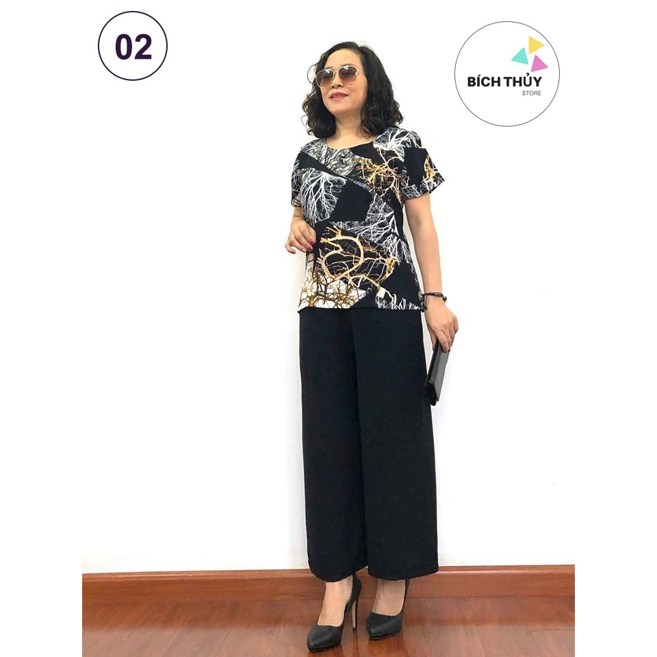 [Mã WA722 hoàn 15% xu đơn 99k] Thời trang trung niên lụa Hàn Châu - Thời trang 2020 - Bích Thủy shop | BigBuy360 - bigbuy360.vn