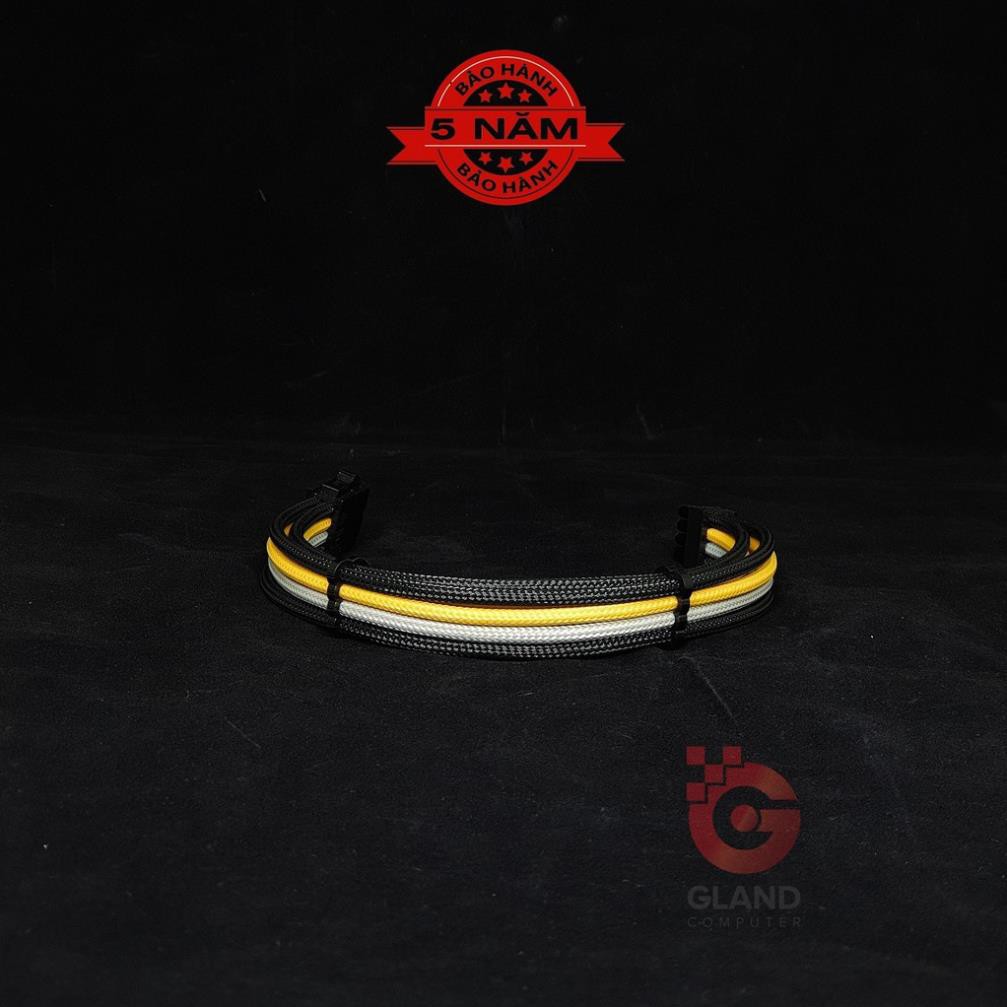 Dây nguồn bọc lưới Gland Golden Lux ( 8pin )