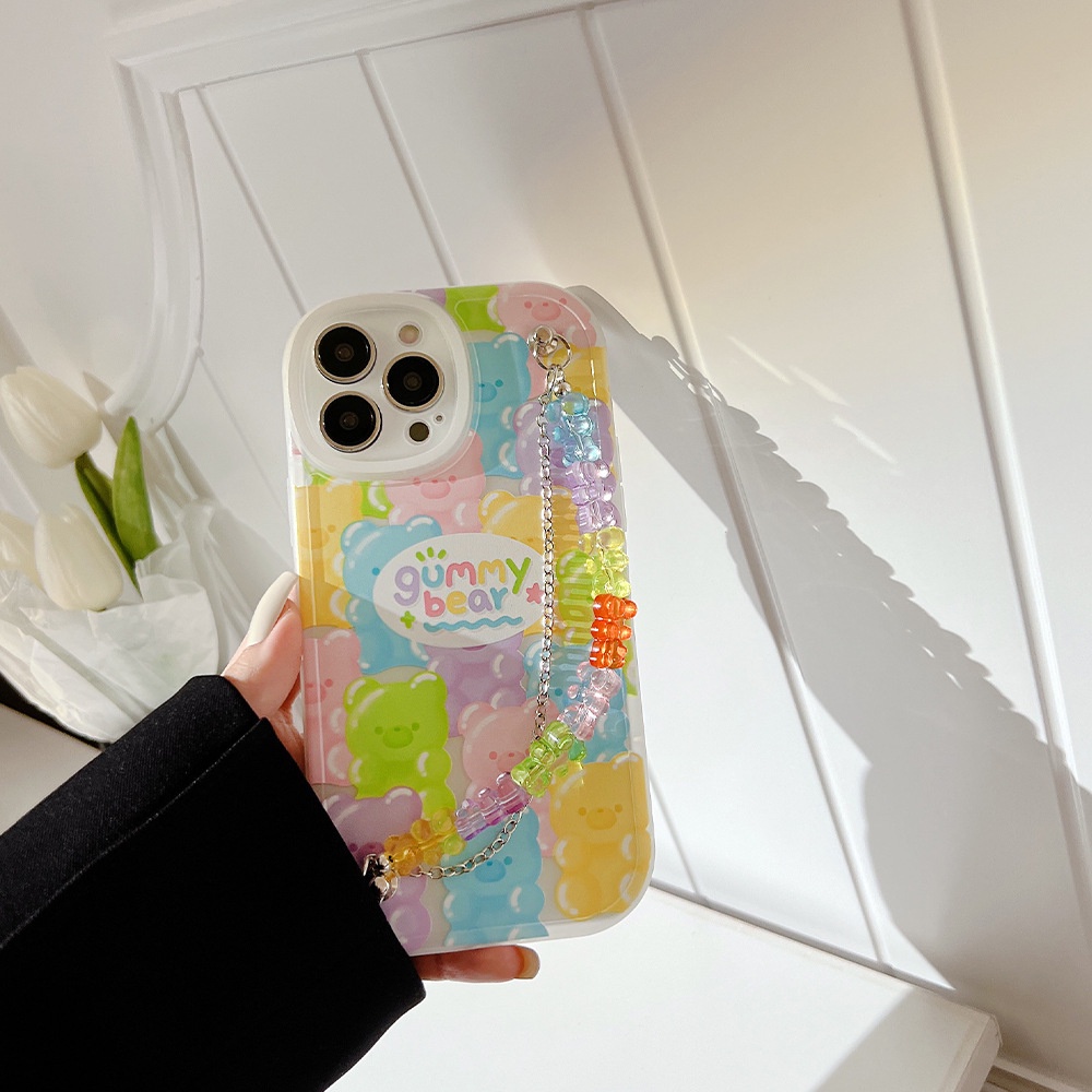 Ốp Điện Thoại Silicon Hình Gấu Dễ Thương Cho Iphone 14 7 / 8 SE2020 7 + 8 PLUS 11 12 13 Mini PRO MAX