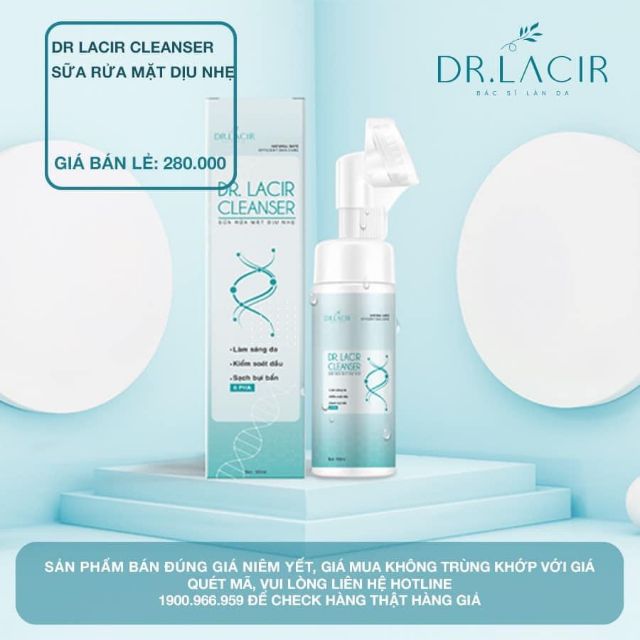 SỮA RỬA MẶT KIỀM DẦU DR LACIR 150ml | BigBuy360 - bigbuy360.vn