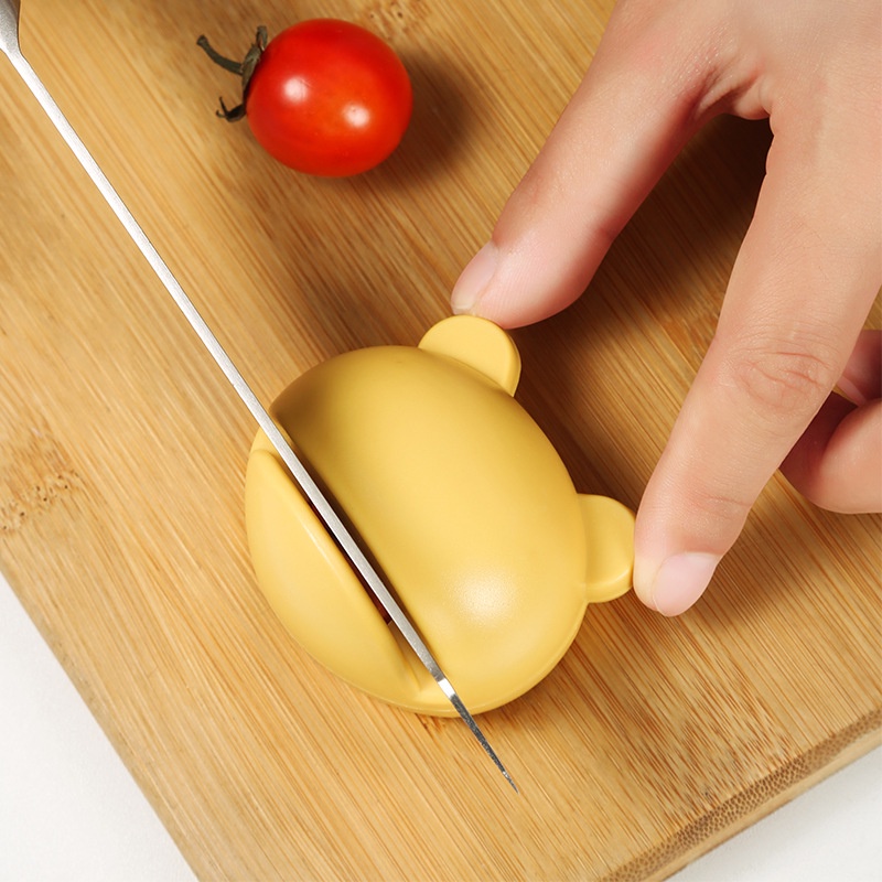 Dụng Cụ Mài Dao Kéo Mini Đa năng Tiện Dụng, Đồ Mài Dao Thiết Kế Nhỏ Gọn Xinh Xắn Có Đế Chống Trơn Trượt Siêu Chắc Chắn