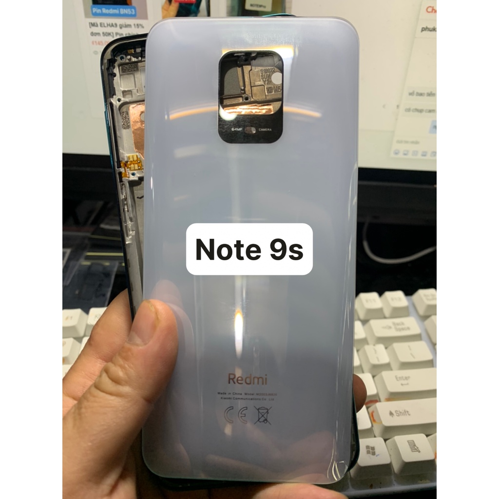 Bộ vỏ điện thoại Xiaomi redmi Note 9S