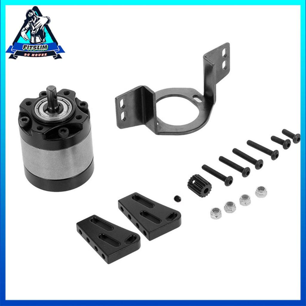 Hộp số tỷ lệ bánh răng 1: 5 làm từ kim loại với hộp truyền động lắp cho bánh xích RC 1/10 Fitslim