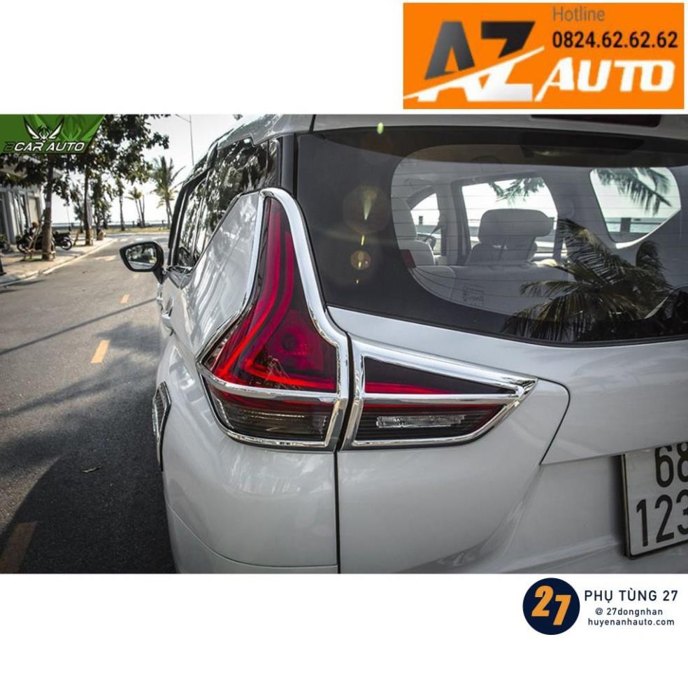 Ốp Viền Đèn Pha Và Hậu Xe Xpander 2018-2019-2020 -2021 mẫu mạ crom cao cấp