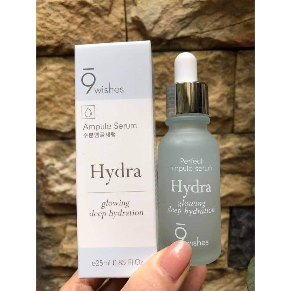 Tinh chất dưỡng ẩm 9 Wishes Hydra Skin Ampoule Serum Big sale