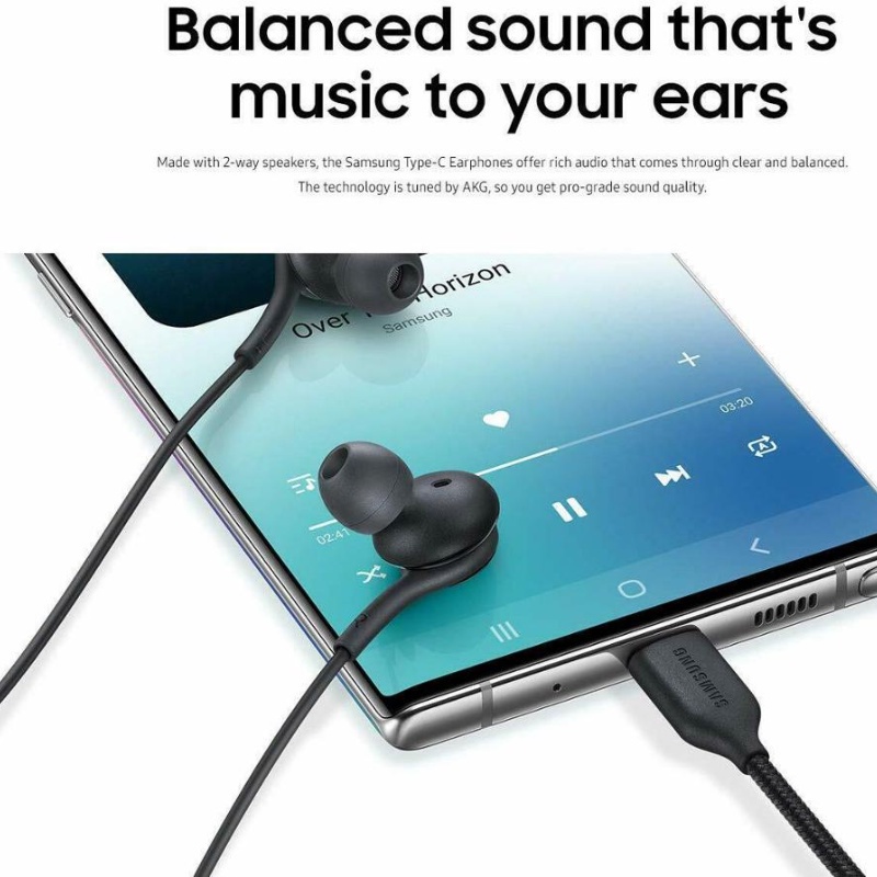 Tai Nghe Nhét Tai Loại c 3.5mm Có Dây & Mic 100% Chính Hãng SAMSUNG AKG Cho GALAXY NOTE 10 / 20 S20 S10 PLUS
