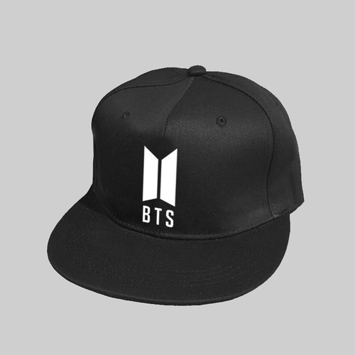 Mũ lưỡi trai thêu chữ BTS, mũ phớt thời trang siêu hot